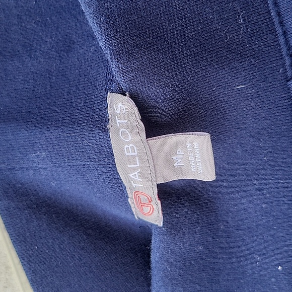 Talbots navy knit pants - Picture 4 of 4